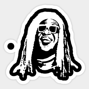 Stevie Wonder sunglass pop art Sticker